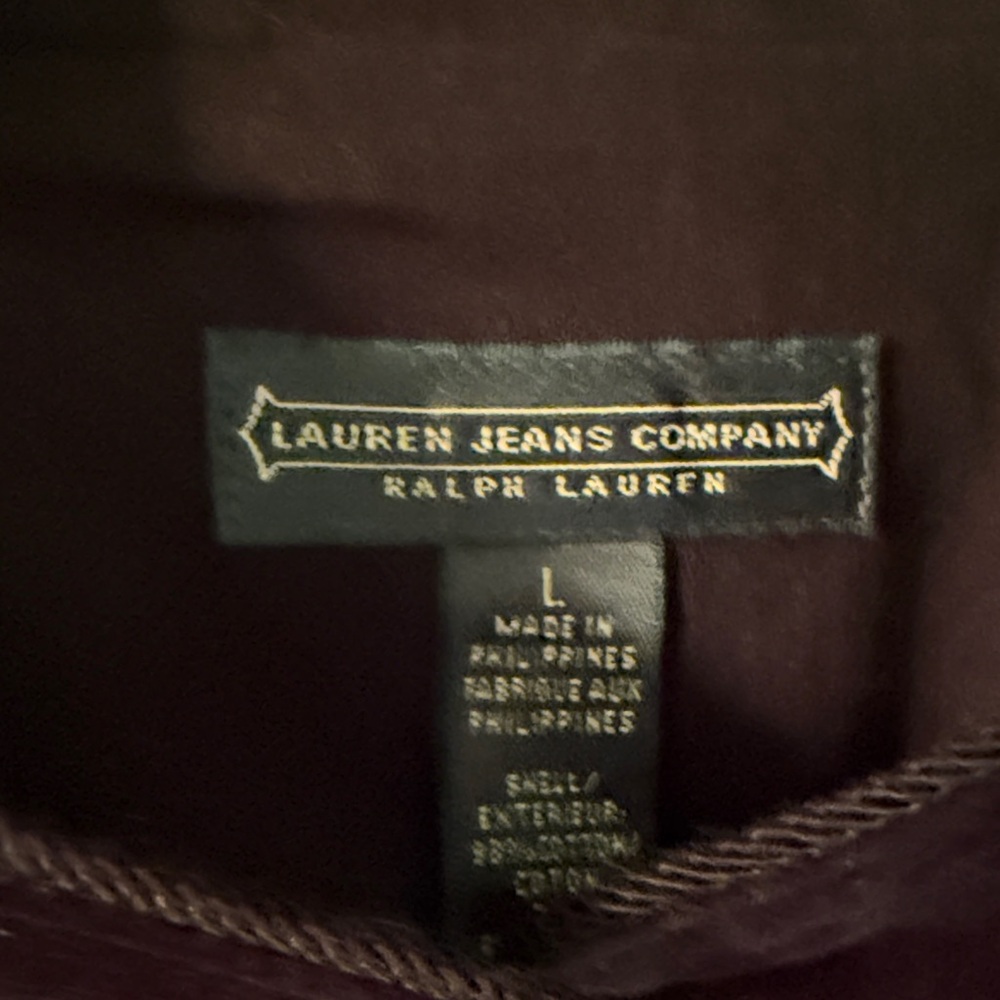 Ralph Lauren Jeans Company BLACK jacket with beautiful buttons - Picture 5 of 5